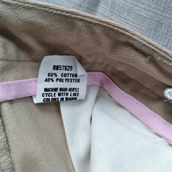 FLYNN O’HARA SLIM FIT BEIGE KHAKI UNIFORM PANTS GIRLS SIZE 16S - Picture 3 of 3